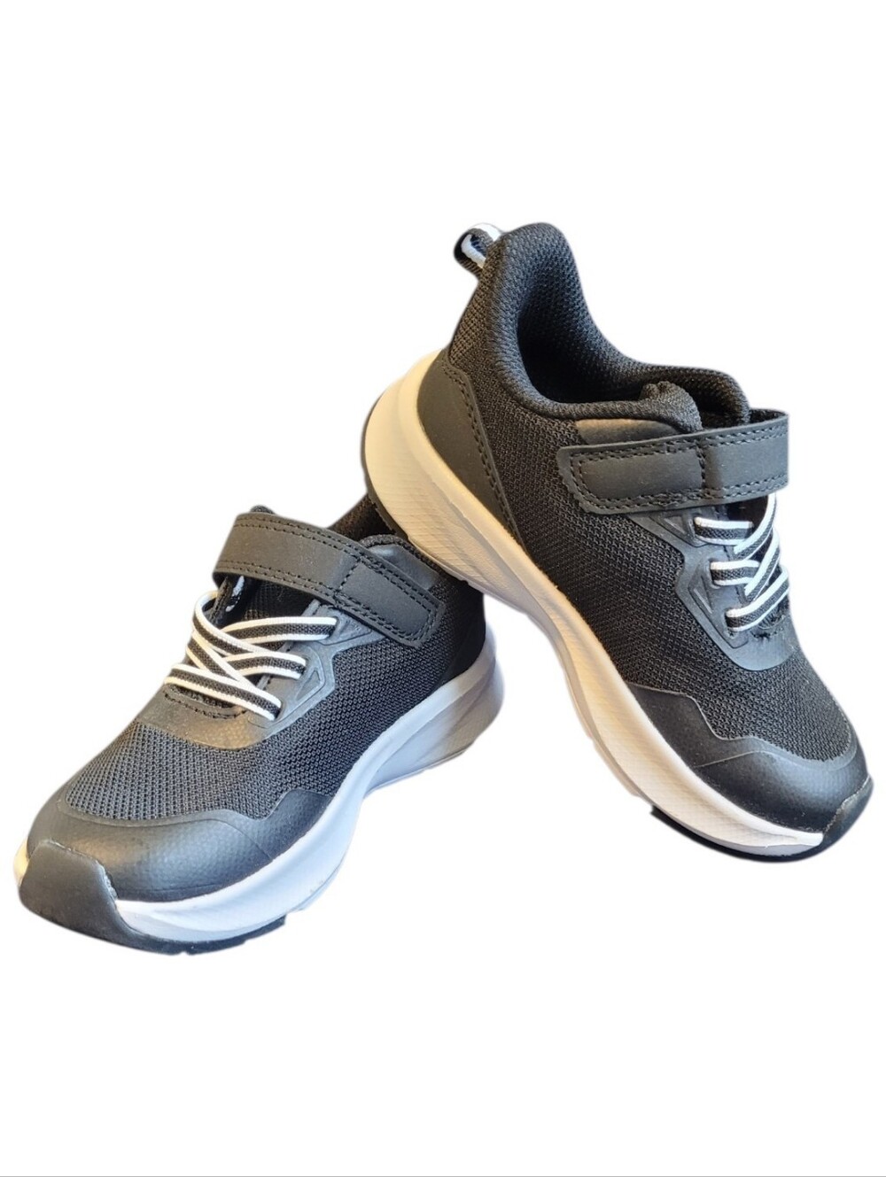 Athletic Works Toddler Boy Size 9 Black Athletic Sneaker Shoes